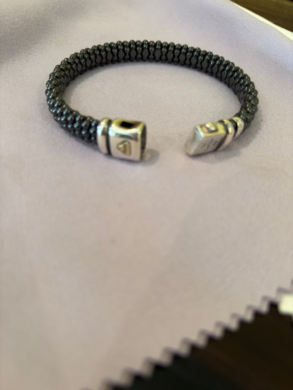 Lagos Caviar Black Beaded Bracelet - Picture 8 of 11